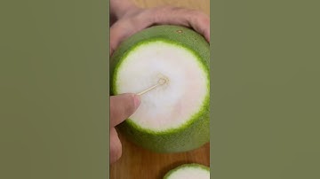 Mẹo nhận biết bên trong quả bưởi có bao nhiêu múi #short #foodvina