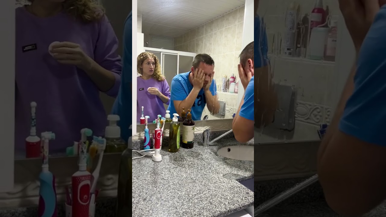 How to stop your husband from splashing on the mirror