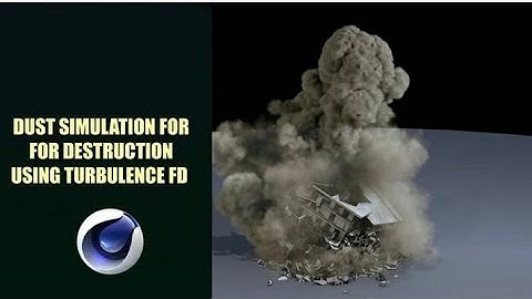 Building collapse test | Cinema 4d, xparticles, turbulence fd, after effects