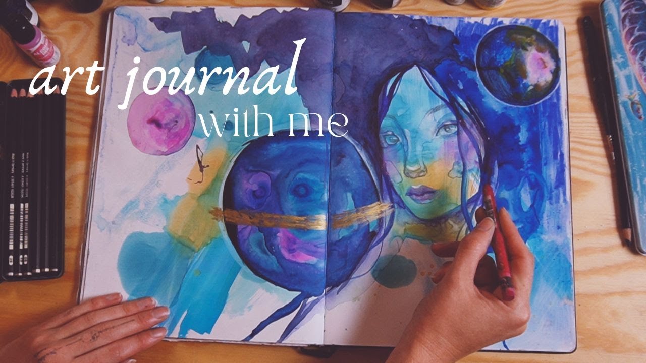 Mixed media art journalling on stone paper YouTube