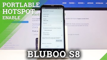 How to Create Portable Hotspot in BLUBOO S8 – Find Hotspot Settings