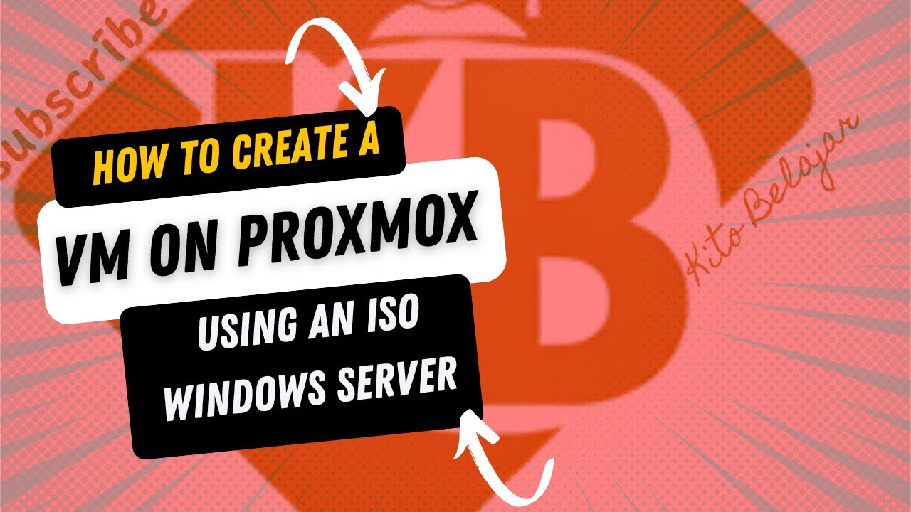 05) How to Create a VM on Proxmox Using an ISO Windows server File (4 ...