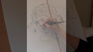 Preview of Patreon Iconography Tutorial 4: Drawing the Face in 3/4 Pose