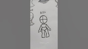 how to draw kids stickman tutorial #tutorial #howtodraw #art  #shorts