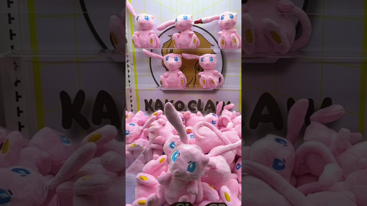 Winning a #mew on a #clawmachine at #kakoclaw #fyp @KakoClaw