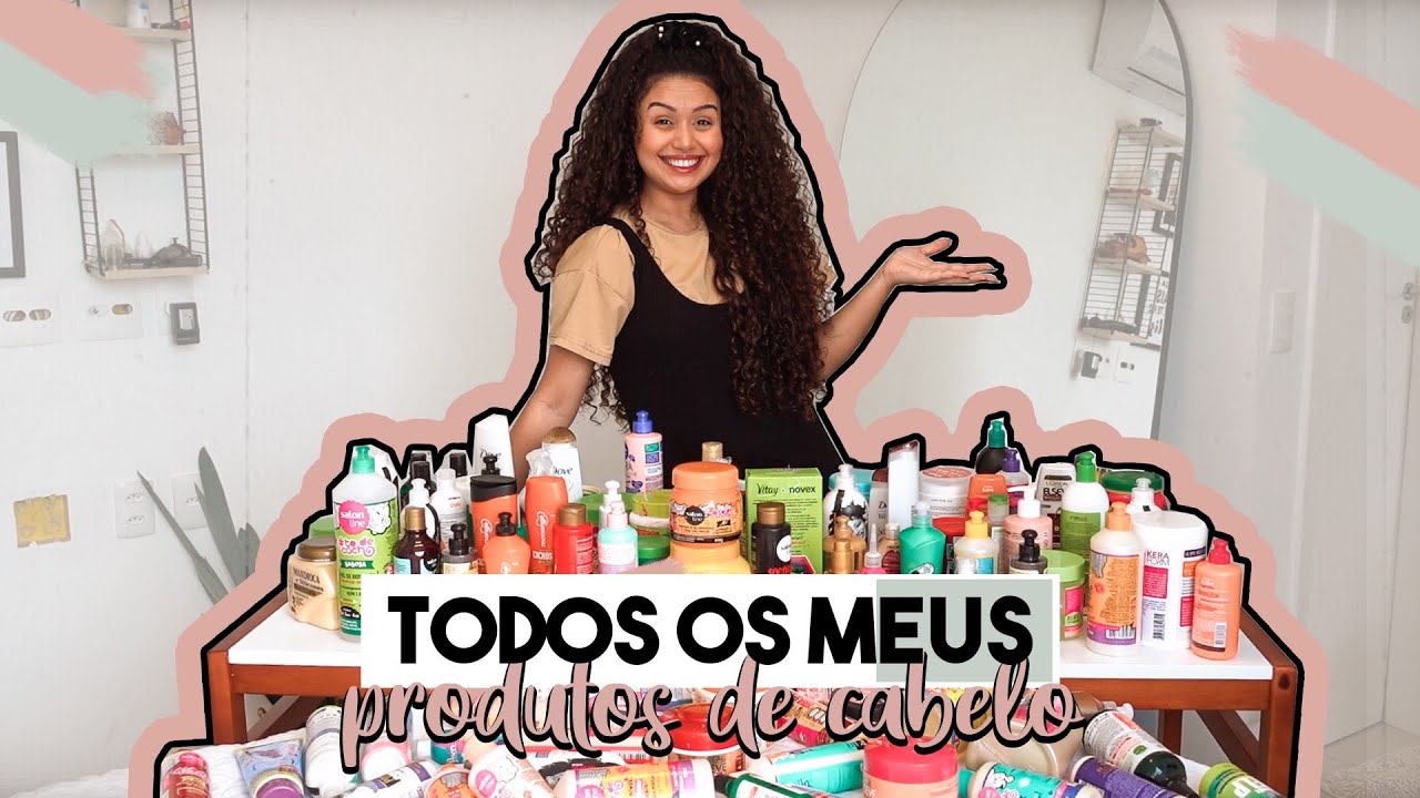 FAZENDO A LIMPA E ORGANIZANDO  MEUS PRODUTOS DE CABELO!