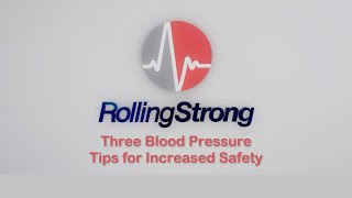 Three Blood Pressure Tips for Increased Safety