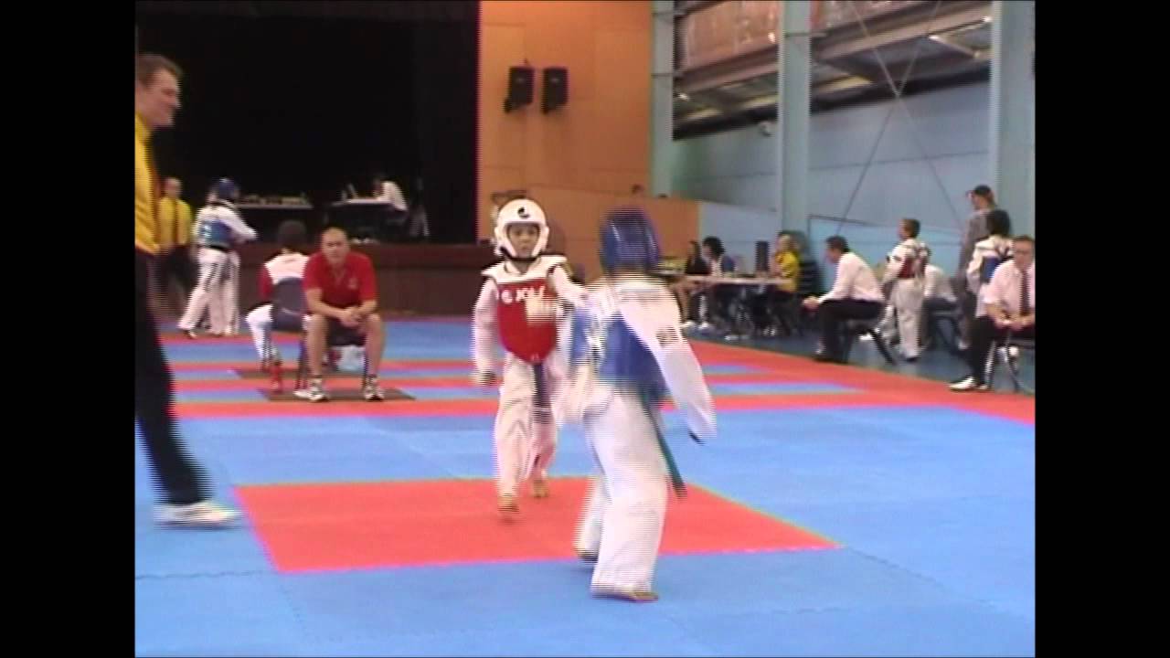 Amazing 8 Year Old Taekwondo Fighter - Khaaled Olomi 2010