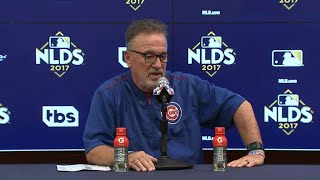 CHC@WSH Gm2: Maddon on leaving in Edwards Jr.