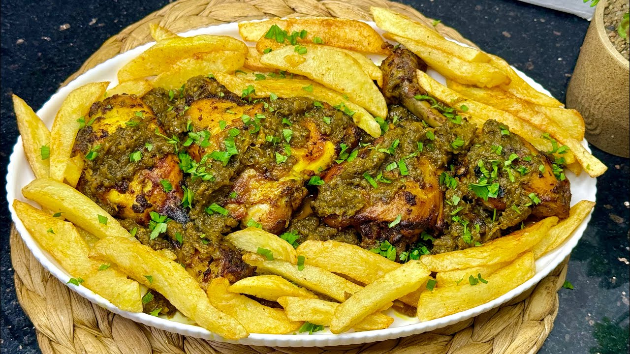 طبق رئيسي🔥راح ديرو بيه حالة في رمضان 2026🌙معسل ومجمر لي يذوقه يطلب الوصفة (دجاج محمر ومدغمر)