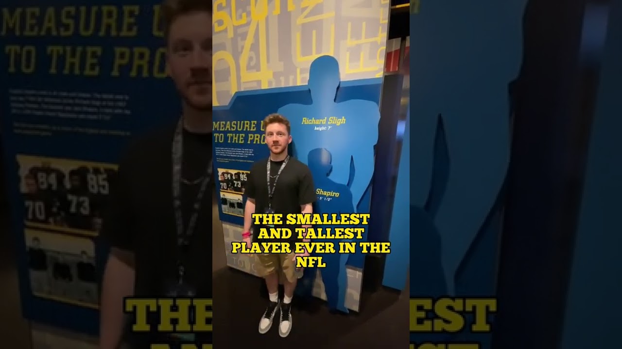 The smallest and tallest NFL players ever 