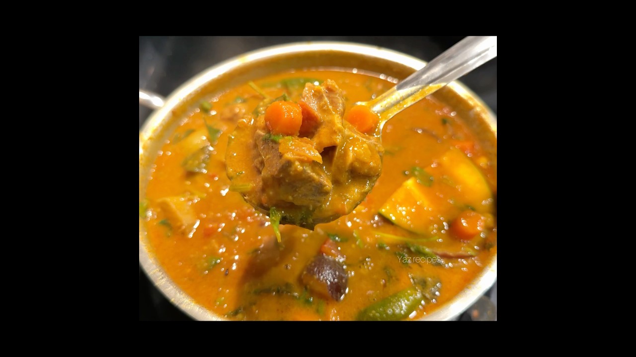 பாய் வீட்டு கல்யாண தால்ச்சா😋👌 |How to make mutton dalcha recipe in tamil 