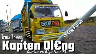 Parah mana Ol3ngnya??? Canter vs Giga Miniatur Truck Ol3ng Parah || Towing Ol3ng