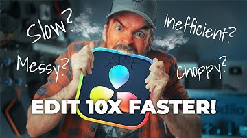 10 Tips For FASTER & MORE EFFICIENT Editing in DaVinci Resolve