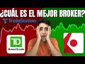 ¿Cuál es el mejor broker de ACCIONES con poco dinero? Interactive Broker vs TD Ameritrade vs eToro