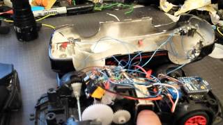 Update on ps3 controlled mini rc car