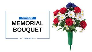 Patriotic Memorial Bouquet by OakRidge™ |  Miles Kimball