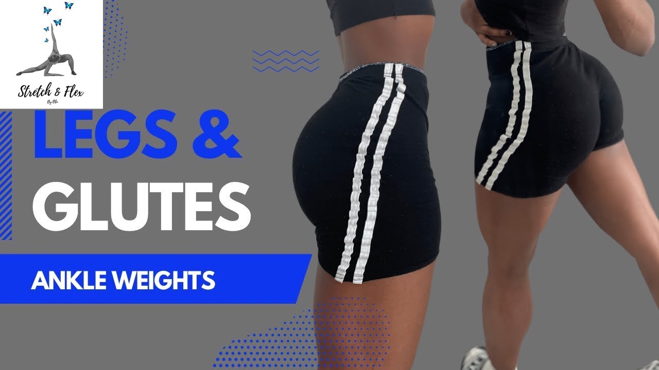 Legs and Glutes Ankle Weights HOME workout - YouTube