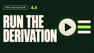4.4 The Derivations Tab | RPN Calculator