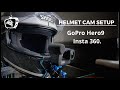 The BEST helmet GoPro motovlogger setup!! | GoPro Hero 9 black | Insta 360 | tutorial.