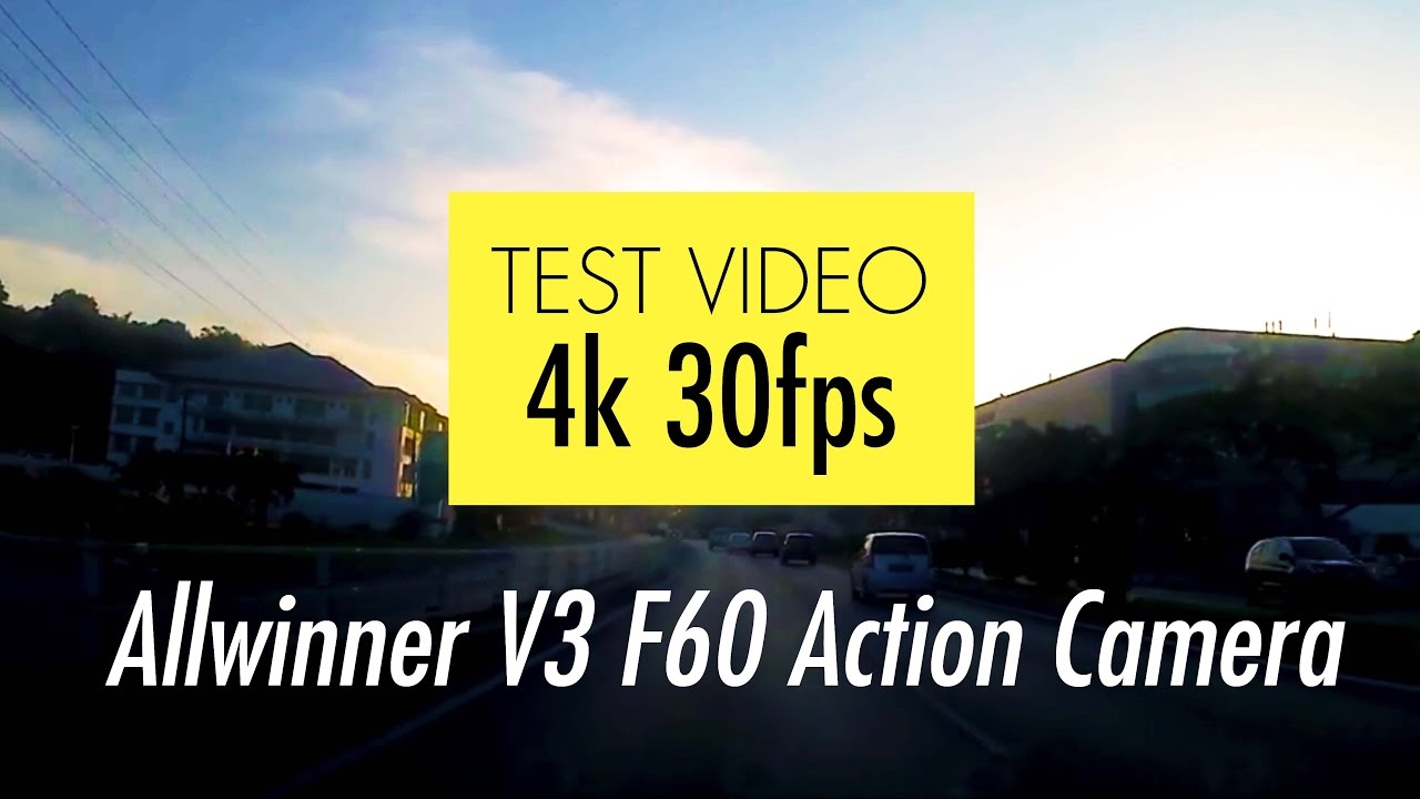 F60 Allwinner V3 + Sony IMX179 4K 30fps Test Video