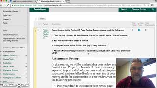 Peer Review Blackboard Instructions ENG 3050 Fall 2017