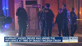Warrants: Driver was under influence, speeding in downtown Raleigh crash that killed two