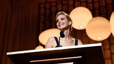 Jennifer Lawrence honors Donald Sutherland at the ...