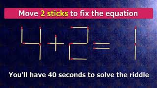 Fix The Equation 421 By Moving 1 Stick shots puzzles logicpuzzles mathspuzzle hindipuzzles