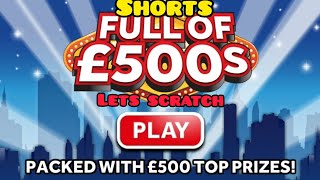Full of £500s | online scratch cards today fast play
