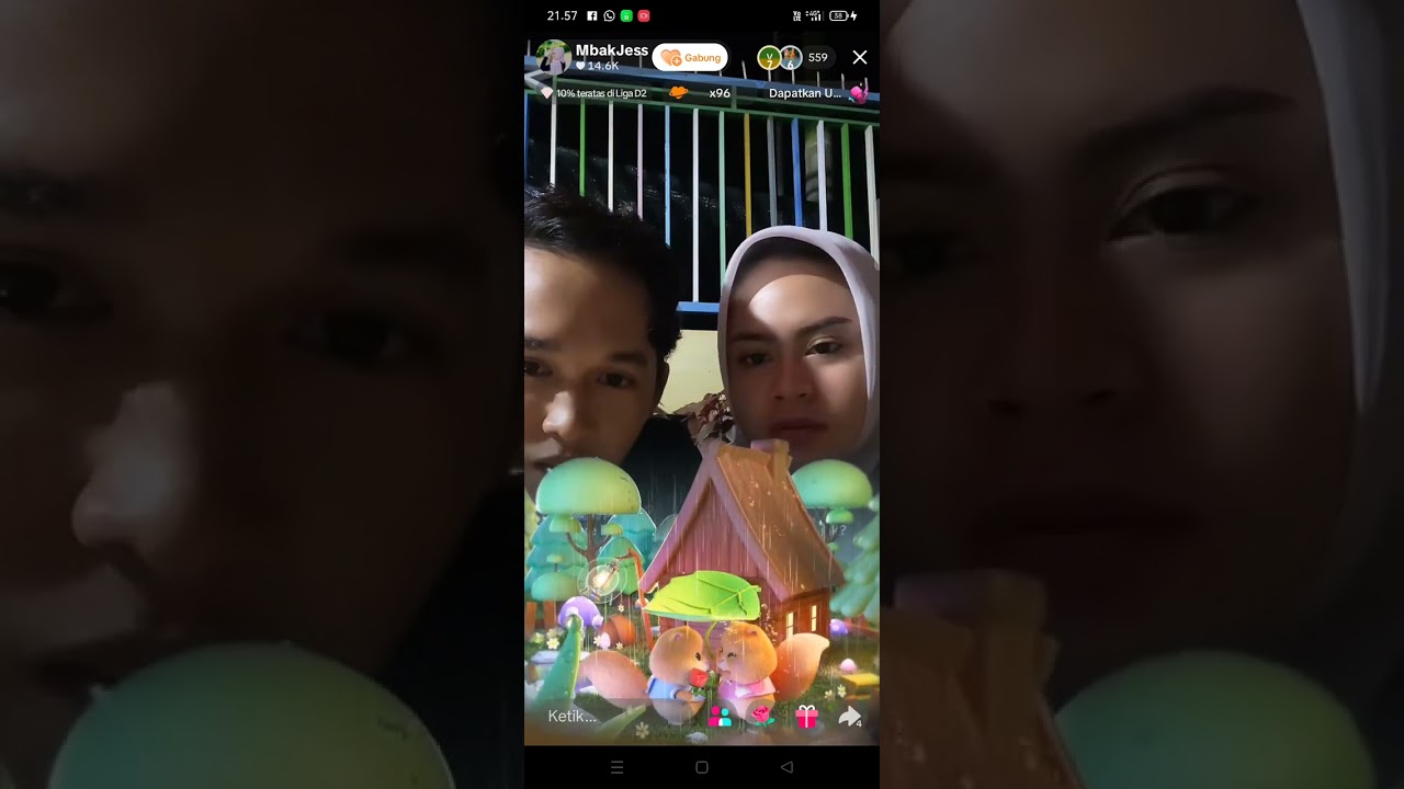 Live mukbang bersama Jakjes 😆😍