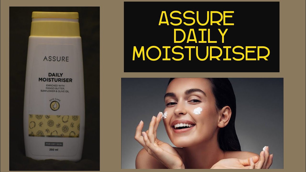 How to Apply Moisturiser Correctly Assure Daily Moisturiser YouTube