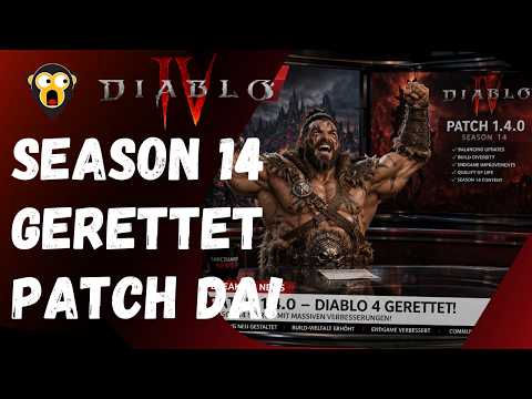 MYTHIC LIMITIERUNG WEG! Zweites PATCH draußen Diablo 4 Season 14