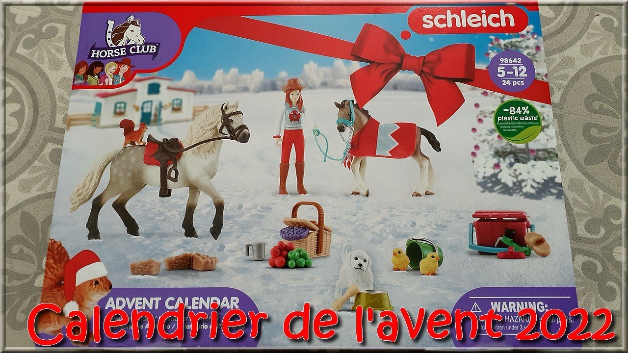 Schleich - Calendrier de l'Avent - chevaux 2016