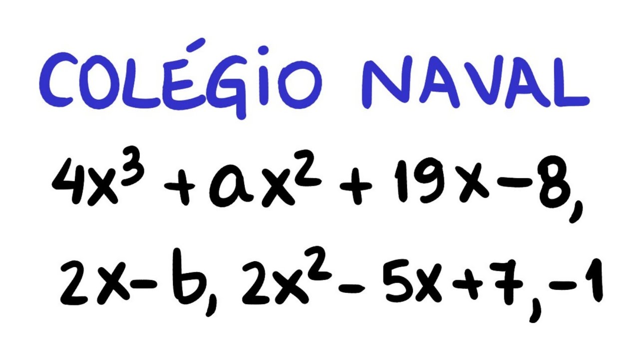 Matemática Colégio Naval: Polinômios