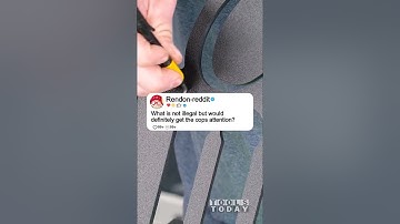 What is not illegal but would definitely get the cops attention? #shorts #story #reddit