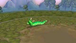 Spore Creature Creator - Rudolf the Green Worm