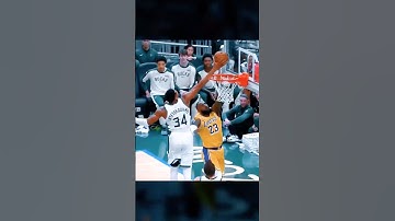 Giannis keeps bullying LeBron 😭 #shorts