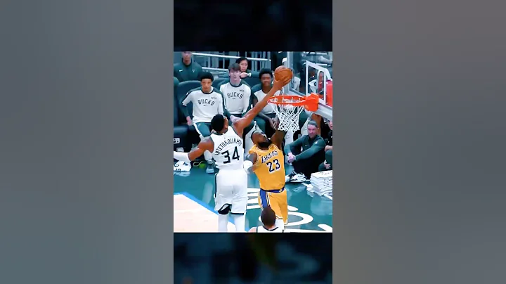 Giannis keeps bullying LeBron 😭 #shorts