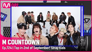 Top in 2nd of September, 'Stray Kids’ with 'Thunderous', Encore Stage! (in Full) #엠카운트다운 EP.724