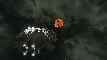 [Space Engineer] when your enemy starts a war and you got some.... assets