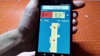 Android Saxophone Finger Chart App. screenshot 3