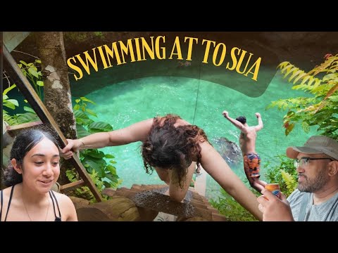 First Time at To Sua Ocean Trench | Swimming in Paradise | Samoa Vlog 2024