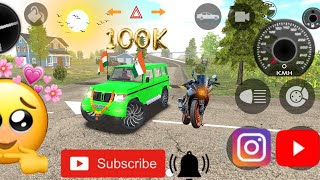Racing Car 🚗 Mehendra Green Colour Boloro New Modified Indian heavy driving #gamingvideos #mahindra
