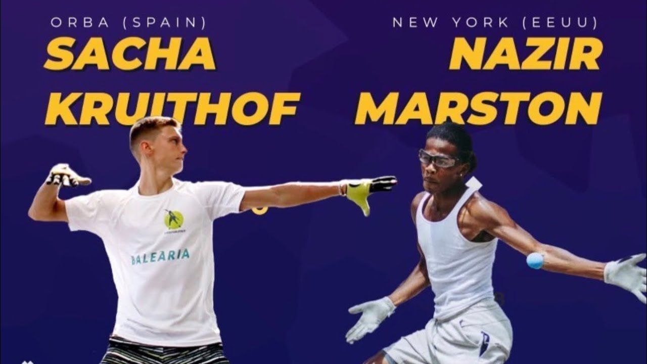 Nazir Marston V Sacha Kruithof NYC Handball Thunder and Fire Game Impact Pro Zerega Indoor Wallball