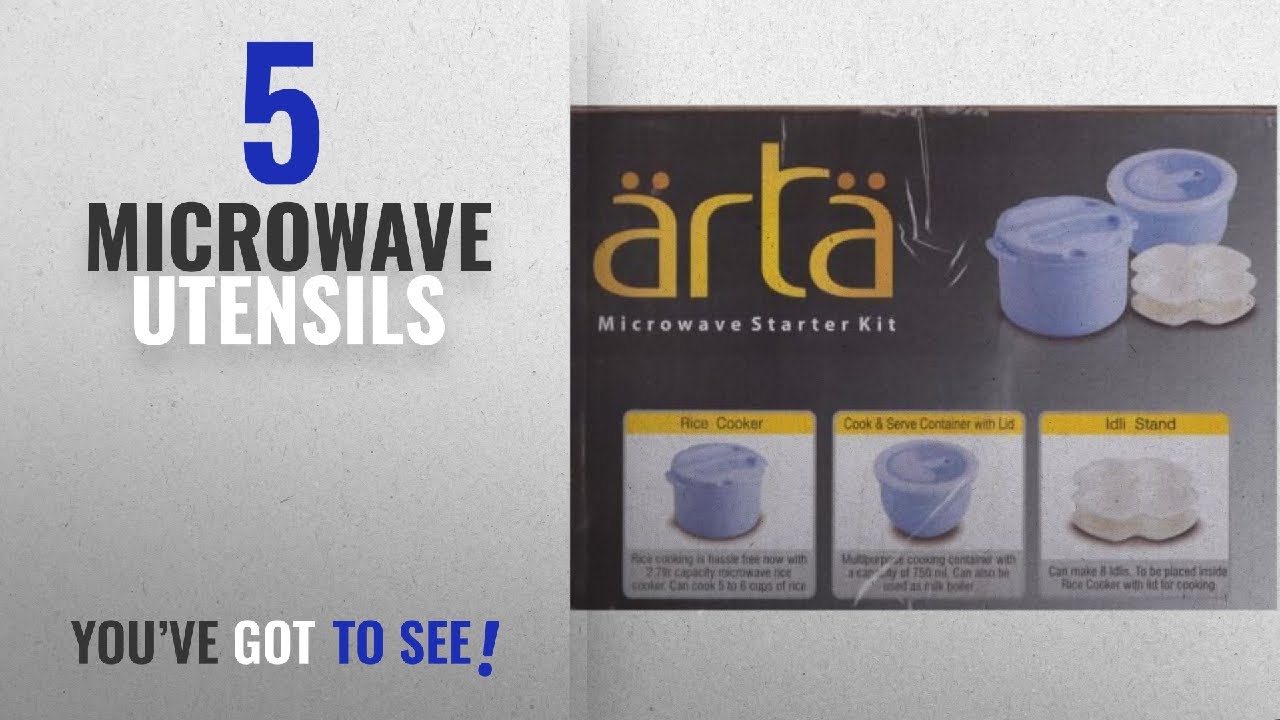 Top 10 Microwave Utensils [2018]: MORPHY RICHARDS ARTA MICROWAVE STARTER KIT SET OF 3PCS