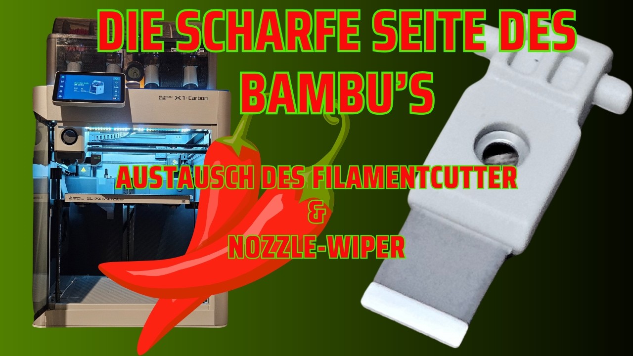 Die scharfe Seite des BambuLab Klingentausch und Nozzle Wiper X1 / P1 Serie Update