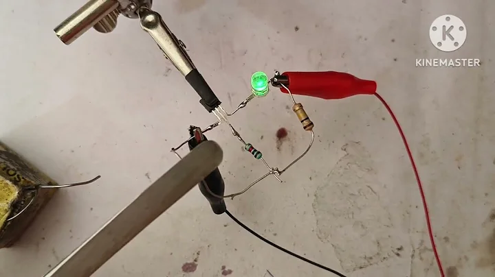 make Automatic Night Lamp using LDR and BC547 Transistor ! automatic night light using ldr