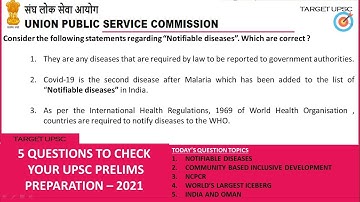 21st May 2021 Mock Questions for UPSC Prelims | Useful for all Competitive Exams