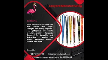 Custom Lanyards That Speak for Your Brand By Reporva
